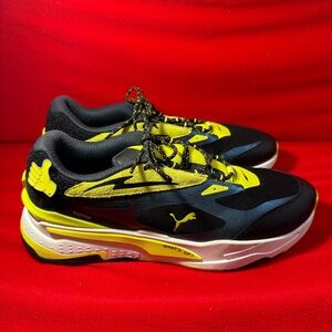 Puma RS-Fatst Emoji 375374-01 Black and Yellow Athletic Shoes
